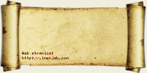 Javor Fain vizit kartica